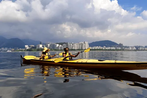 kayaking -